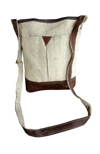 Wild Hemp & Leather Bag