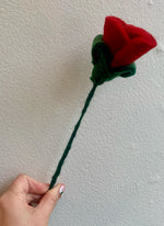 Small Felted Rose