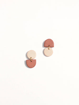 
                
                    Load image into Gallery viewer, Backflip Clay Earrings
                
            