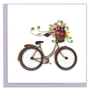 Bicycle Quilling Card