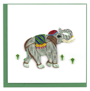 Elephant Quilling Card