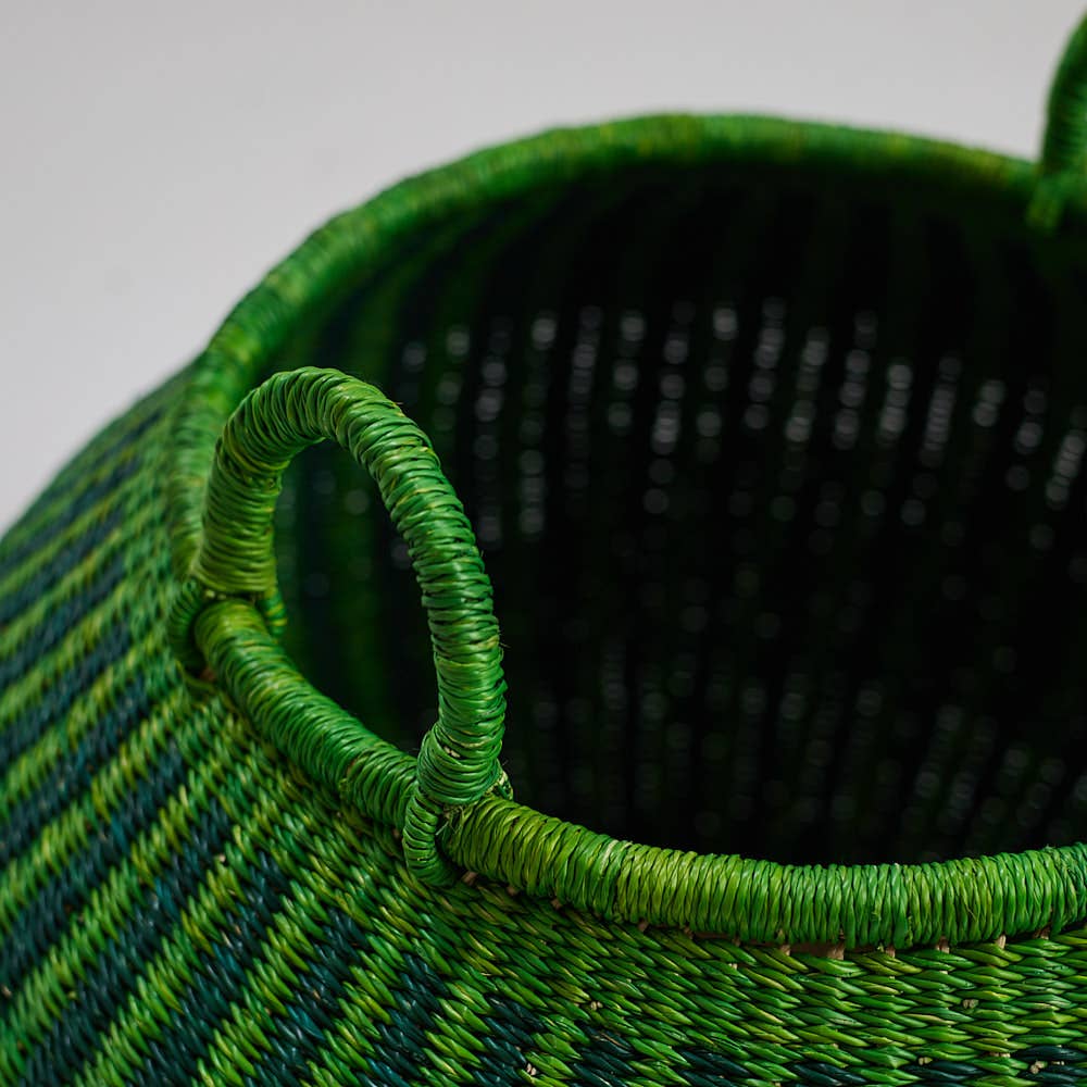 Bolga Watermelon Pot Basket