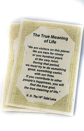Dalai Lama Card