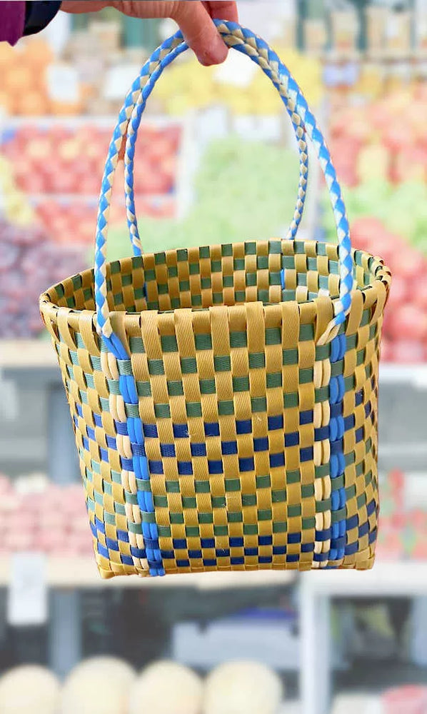 Dhoko Weave Plastic Basket