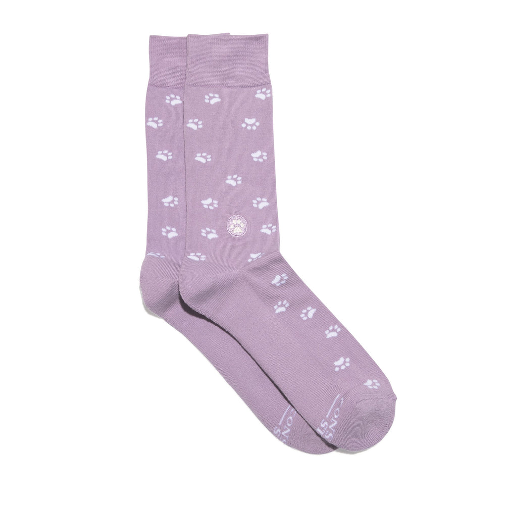 Socks That Save Dogs - Lilac