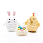 Crocheted Easter Bunny and Chick