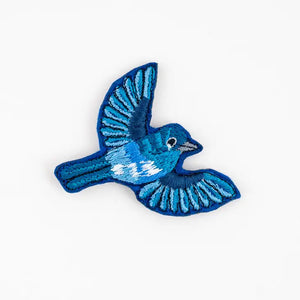 Embroidered Bird Pins