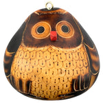Owl Gourd Ornament