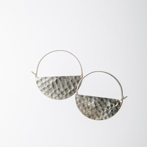
                
                    Load image into Gallery viewer, Small Half Moon Earrings
                
            