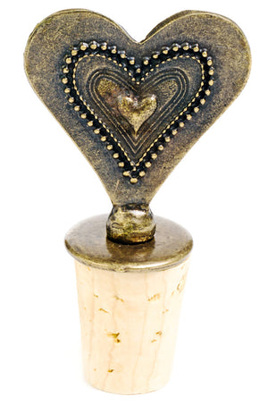 Large Heart Bottle Stopper