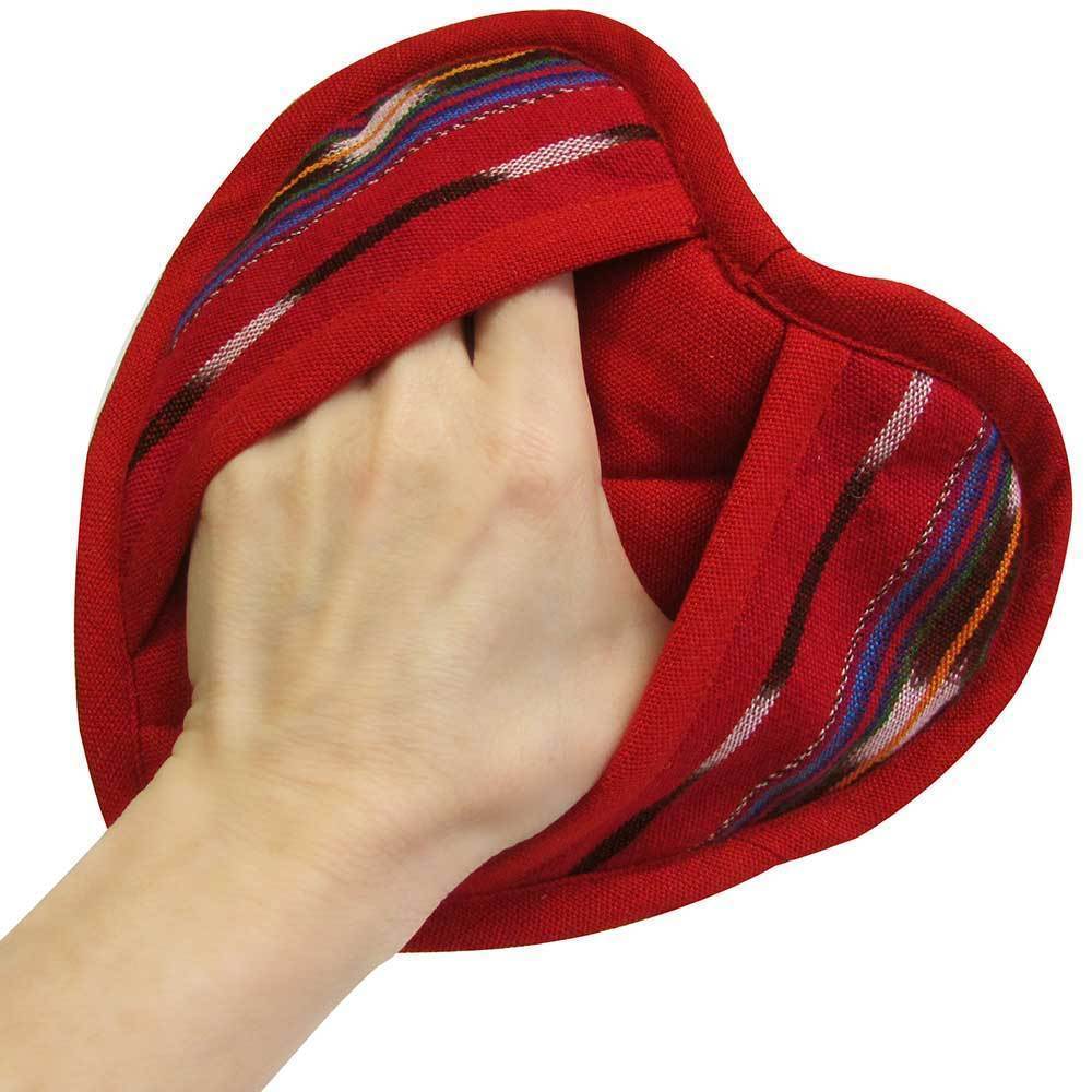 Red Heart Potholder