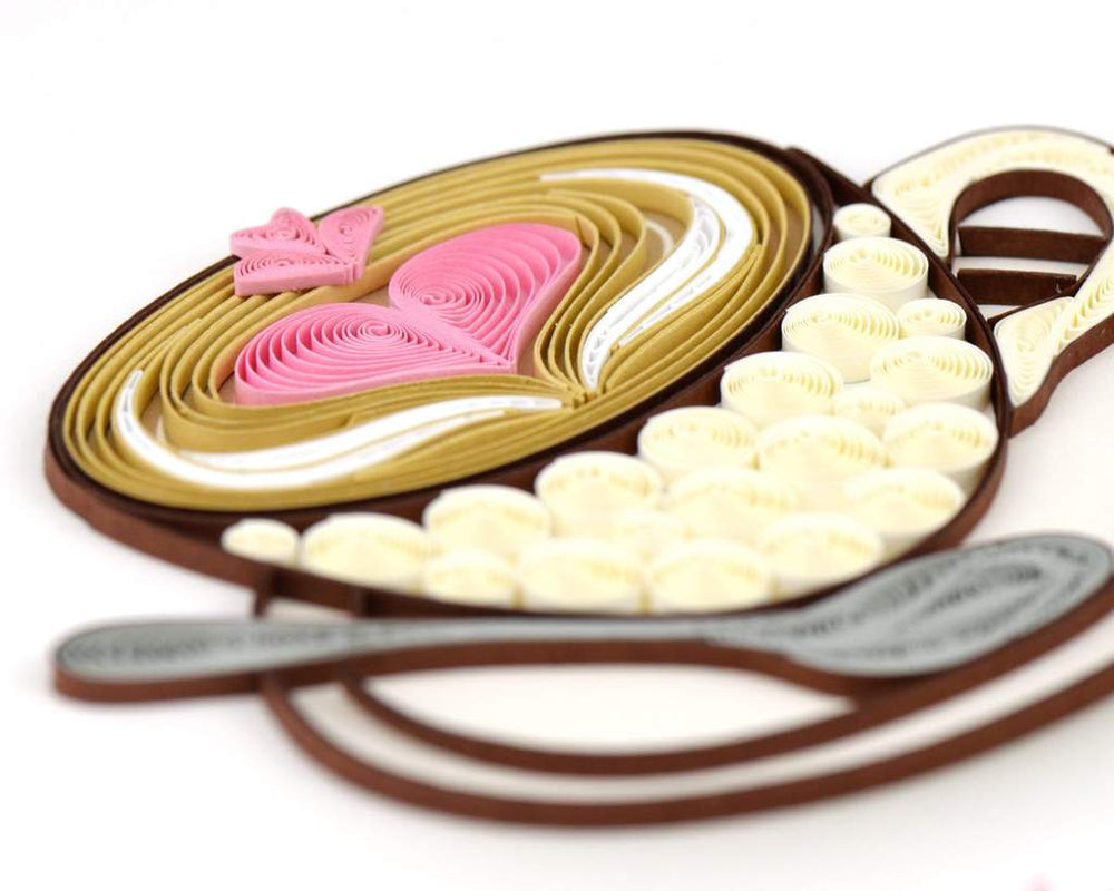 Love Latte Quilling Card