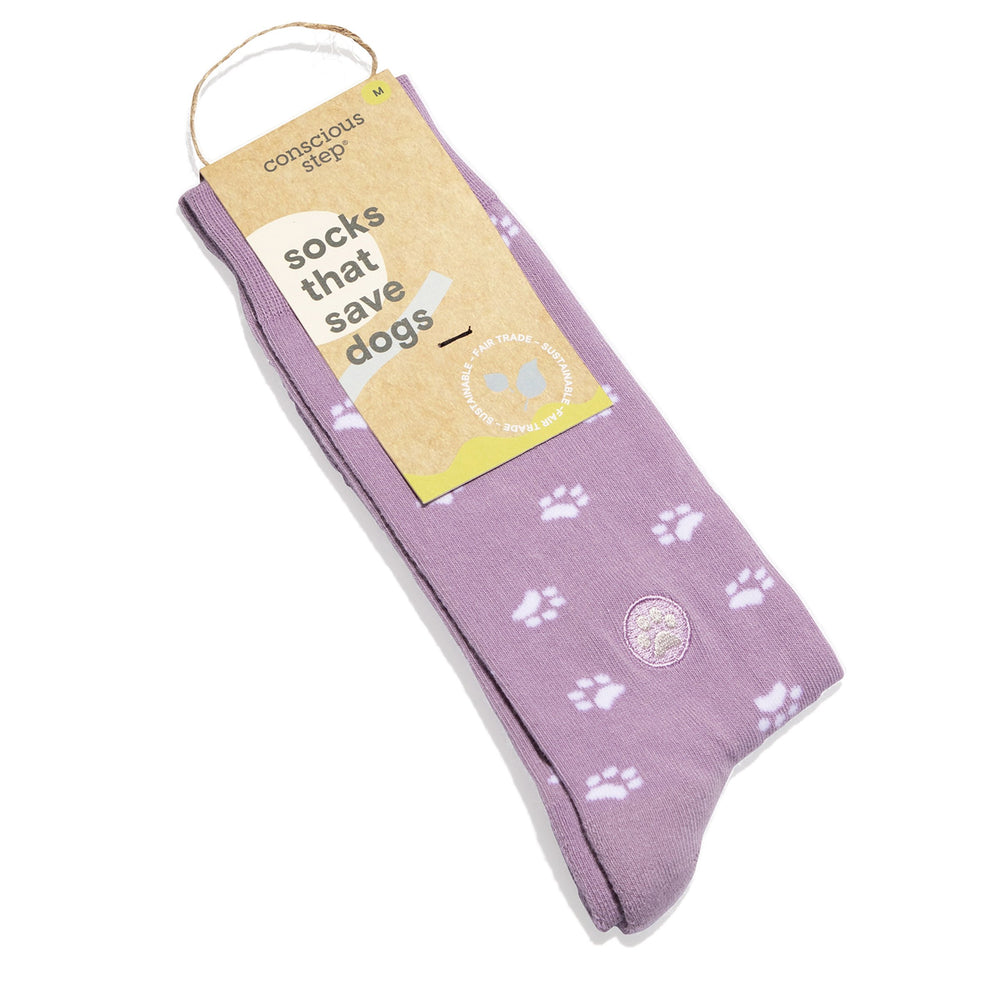 Socks That Save Dogs - Lilac