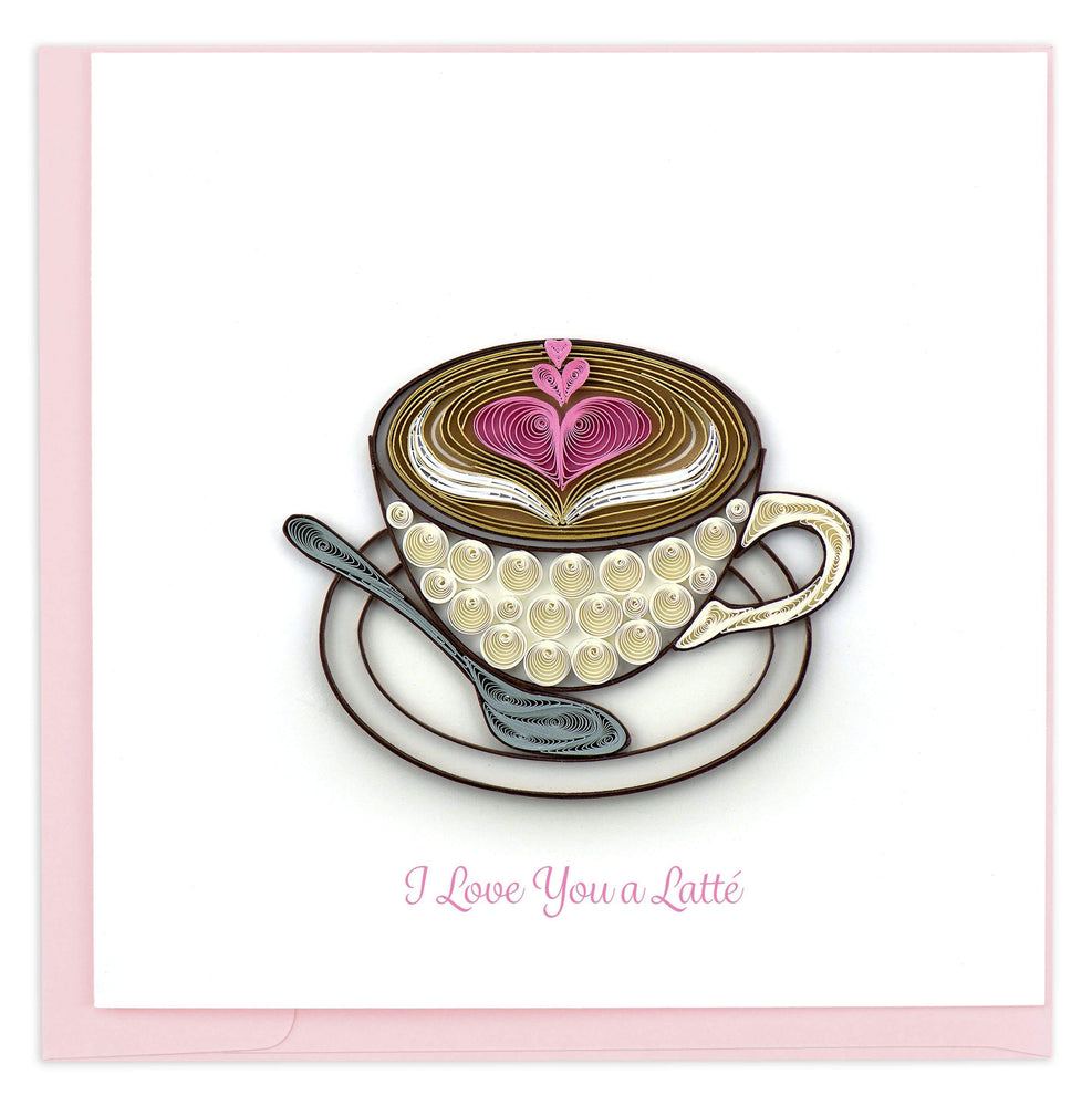 Love Latte Quilling Card