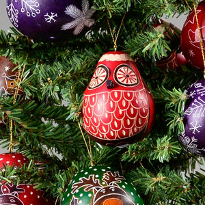 
                
                    Load image into Gallery viewer, Mini Christmas Owl Ornament
                
            