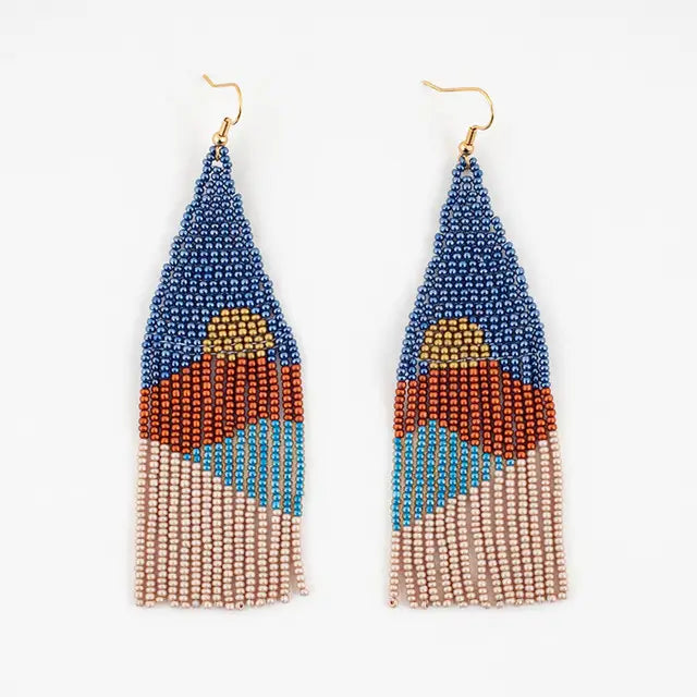 
                
                    Load image into Gallery viewer, Vista Beaded Earrings
                
            