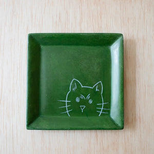
                
                    Load image into Gallery viewer, Square Soapstone Dish - Animals
                
            
