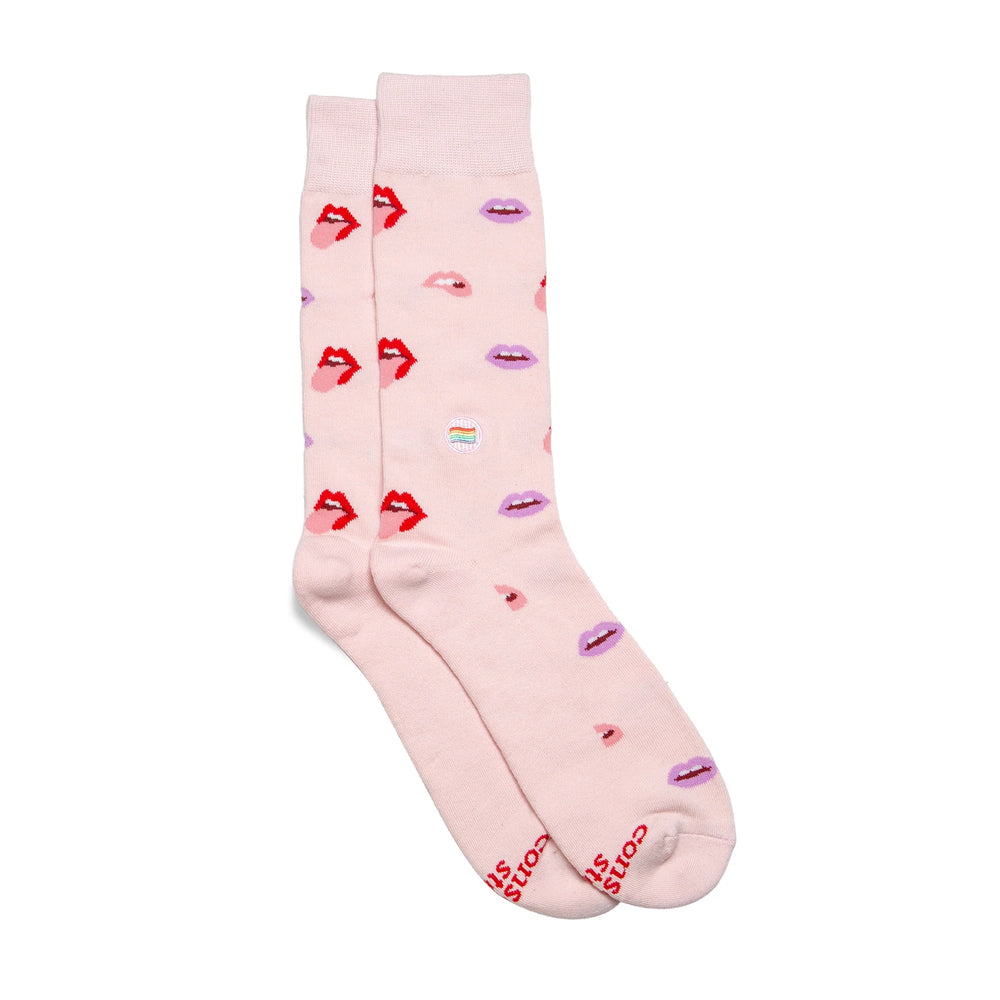 Socks That Protect LGBT Lives Pink
