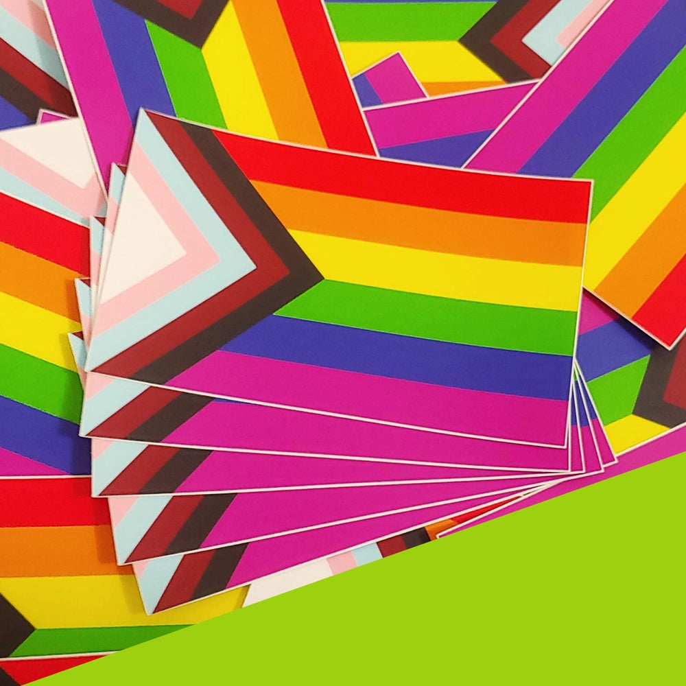 Progress Pride Sticker - 3" x 5" – Shop Kizuri