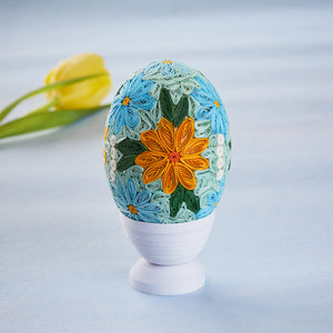 
                
                    Load image into Gallery viewer, Grand Floral Quilled Egg
                
            
