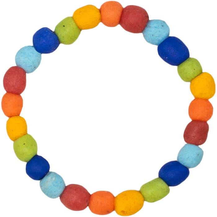 Rainbow Recycled Pearl Bracelet