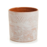 Etched Cylinder Planter - Small