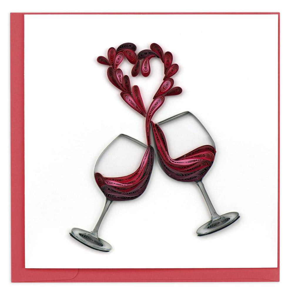 Toast To Love Quilling Card