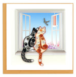 Cat Couple Quilling Card